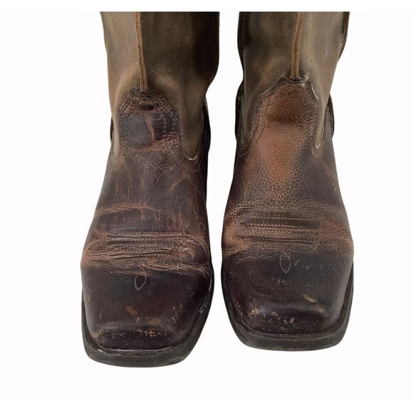 Ariat Men's Rambler Western Boots Size 6 Leather Work Square-Toe - Picture 2 of 9